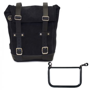 Sac à croûte en cuir 10L-14L + Cadre Royal Enfield Himalayan 450 (à partir de 2024) gauche