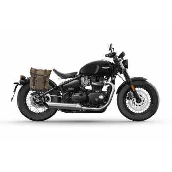 Sac à croûte en cuir 10L-14L + Cadre droit Triumph Bonneville Bobber