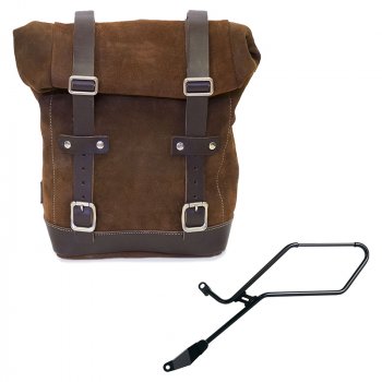 Sac à croûte en cuir 10L-14L + Cadre gauche de la Triumph Bonneville Bobber