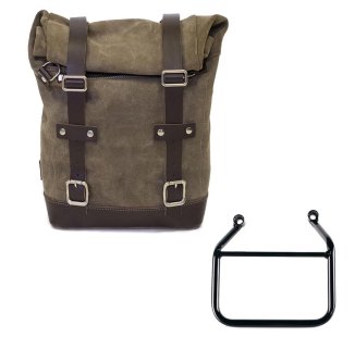 Sac à croûte en cuir 10L-14L + Cadre Gauche Triumph Speed 400 & Scrambler 400 X