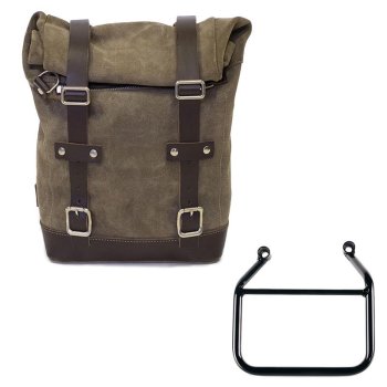 Sac à croûte en cuir 10L-14L + Cadre Gauche Triumph Speed 400 & Scrambler 400 X