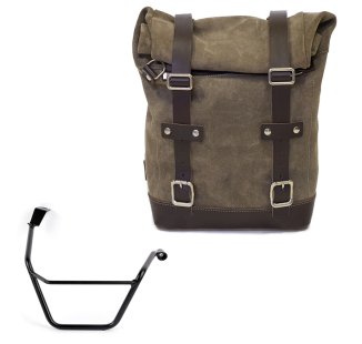 Sac à croûte en cuir 10L-14L + Cadre droit Triumph Street Scrambler 900 (à partir de 2026)