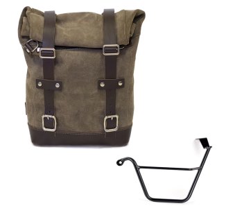 Sac à croûte en cuir 10L-14L + Cadre gauche Triumph Street Scrambler 900 (à partir de 2026)