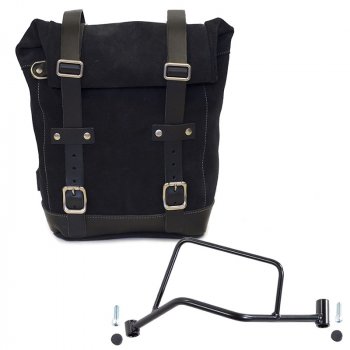 Sacoche latérale en cuir fendu + Cadre R 1200 R LC SX