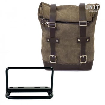 Sacoche latérale en cuir fendu + monture R80 G / S