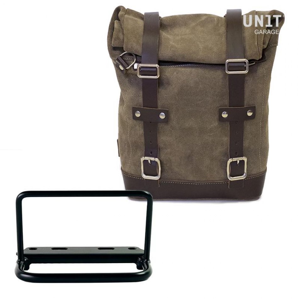 Sacoche latérale en cuir fendu + monture R80 G / S