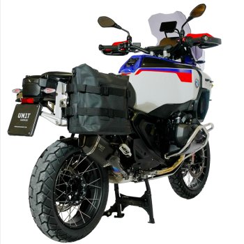 Sacoche latérale Khali en TPU 35L - 45L + plaque en aluminium droite BMW R1300GS ADV