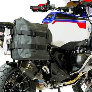 Sacoche latérale Khali en TPU 35L - 45L + plaque en aluminium droite BMW R1300GS ADV