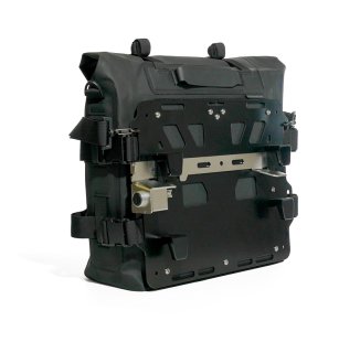 Sacoche latérale Khali en TPU 35L - 45L + plaque gauche en aluminium BMW R1300GS ADV