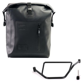 Sacoche latérale Khali en TPU + Cadre gauche de la BMW F450GS