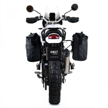 Sacoche latérale Khali en TPU + cadre gauche Ducati DesertX