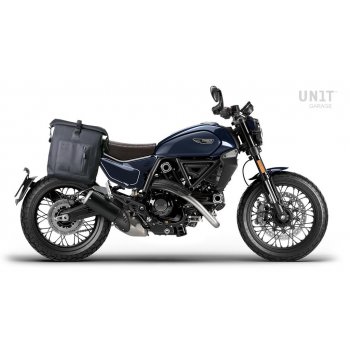 Sacoche latérale Khali en TPU + Cadre droit Ducati Scrambler (à partir de 2023)