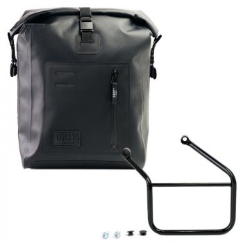 Sacoche latérale Khali en TPU + Honda CL500 Cadre Gauche