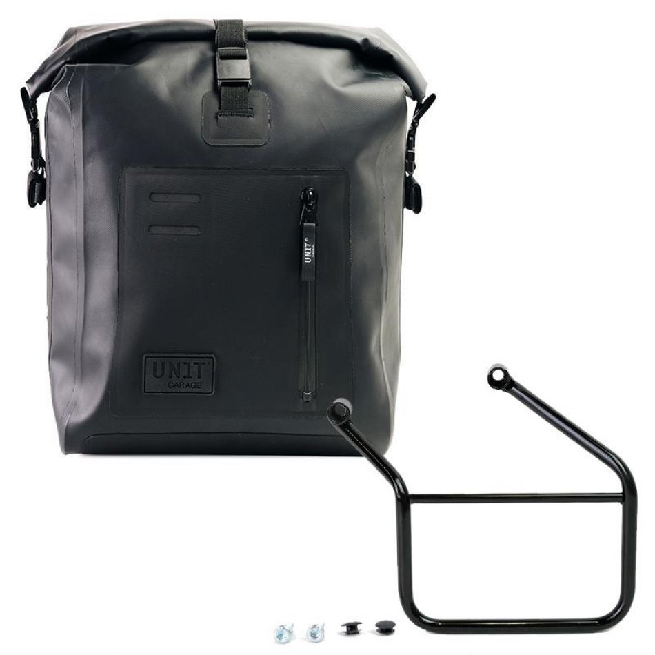 Sacoche latérale Khali en TPU + Honda CL500 Cadre Gauche