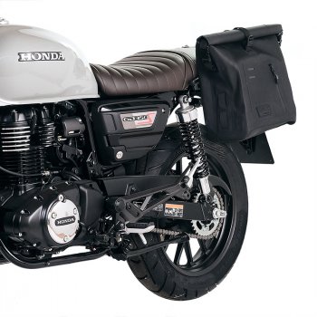 Sacoche latérale Khali en TPU + Cadre gauche Honda GB350S