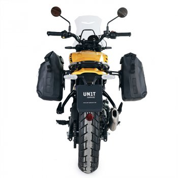 Sacoche latérale Khali en TPU + Cadre Gauche Royal Enfield Guerrilla 450