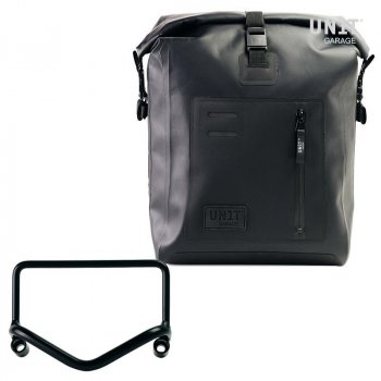 Sacoche latérale Khali TPU + cadre R18 pour échappement Fishtail