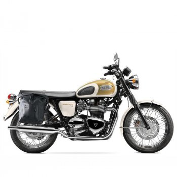 Sacoche Latérale Khali TPU + Sous-Châssis Droit Triumph T100 Bonneville (2001-2016)