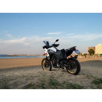 Sacoche latérale Khali TPU + cadre gauche Yamaha