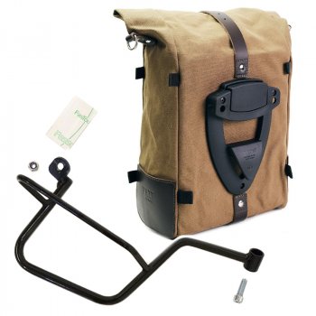 Sacoche latérale Pure en toile + Châssis Moto Guzzi V7 Droite