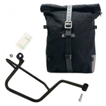 Sacoche latérale Pure en toile + Châssis Moto Guzzi V7 Droite