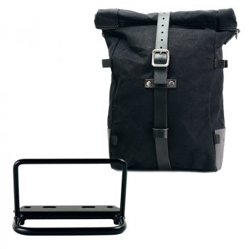 Sacoche latérale Pure en toile + Cadre Royal Enfield Bear 650