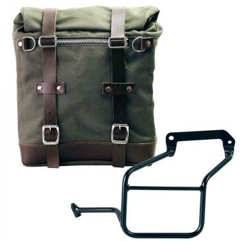 Sacoche latérale Canvas + berceau gauche Aprilia Tuareg 660