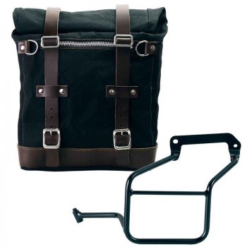 Sacoche latérale Canvas + berceau gauche Aprilia Tuareg 660