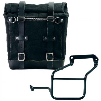 Sacoche latérale Canvas + berceau gauche Aprilia Tuareg 660