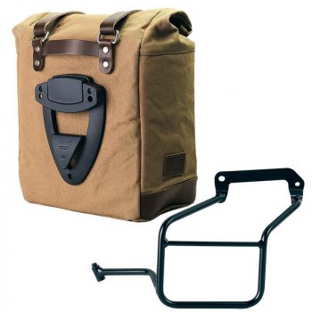 Sacoche latérale Canvas + berceau gauche Aprilia Tuareg 660