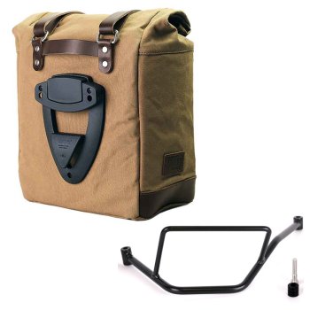 Sacoche Scram en Toile 22L-30L + Cadre gauche de la BMW F450GS