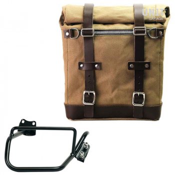 Sacoche cavalière Scram en Toile 22L-30L + Châssis Droit BMW HP2