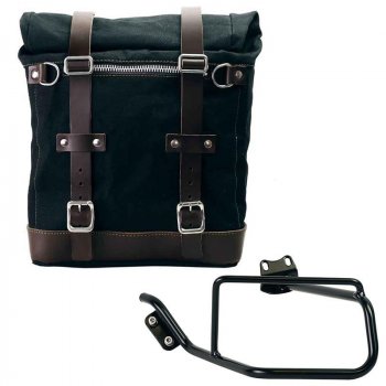 Sacoche cavalière Scram en Toile 22L-30L + Châssis Gauche BMW HP2