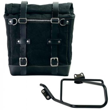 Sacoche cavalière Scram en Toile 22L-30L + Châssis Gauche BMW HP2