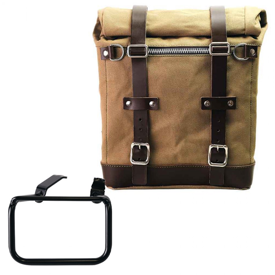 Sacoche Scram en Toile 22L-30L + Cadre droit de la BMW R12 G/S