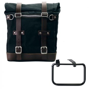 Sacoche Scram en Toile 22L-30L + Cadre gauche de la BMW R12 G/S