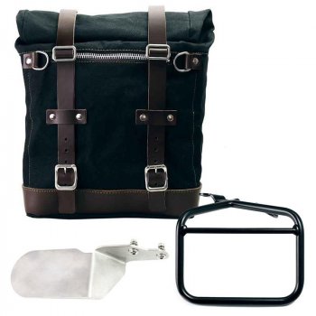 Sacoche latérale Scram en Canvas 22L-30L + cadre droit Ducati Desert Sled