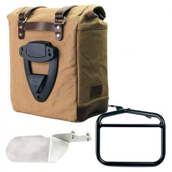 Sacoche latérale Scram en Canvas 22L-30L + cadre droit Ducati Desert Sled