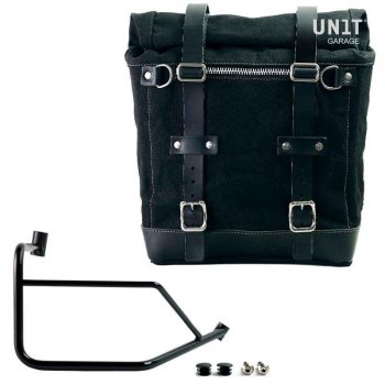 Sacoche latérale Scram en Canvas 22L-30L + cadre droit Ducati DesertX