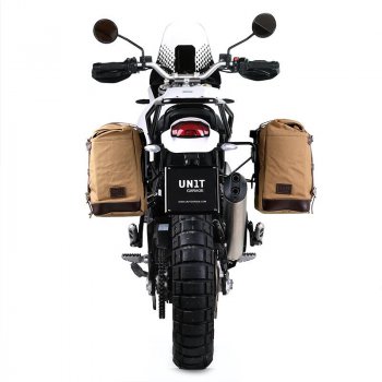Sacoche latérale Scram en Canvas 22L-30L + cadre droit Ducati DesertX