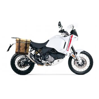 Sacoche latérale Scram en Canvas 22L-30L + cadre droit Ducati DesertX