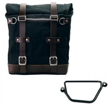 Sacoche Scram en Toile 22L-30L + Cadre gauche Honda GB350S