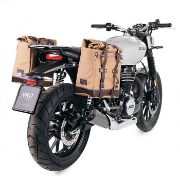 Sacoche Scram en Toile 22L-30L + Cadre gauche Honda GB350S