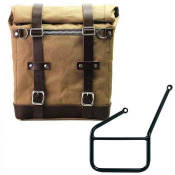 Sacoche latérale Canvas + berceau gauche HUSQVARNA