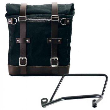 Sacoche latérale Scram en Canvas 22L-30L + Châssis Gauche Kawasaki Z900RS