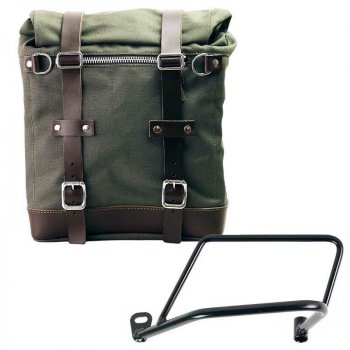 Sacoche latérale Scram en Canvas 22L-30L + Châssis Gauche Kawasaki Z900RS