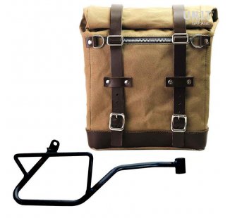 Sacoche Scram en Toile 22L-30L + Cadre droit Moto Guzzi V7 EURO5 PLUS (à partir de 2025)