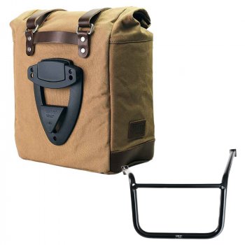 Sacoche Scram en Toile 22L-30L + Cadre Moto Guzzi V85 TT (à partir de 2024) gauche