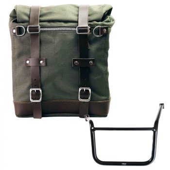 Sacoche Scram en Toile 22L-30L + Cadre Moto Guzzi V85 TT (à partir de 2024) gauche
