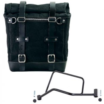 Sacoche latérale Scram en toile 22L-30L + sous-châssis gauche R 1200 R LC